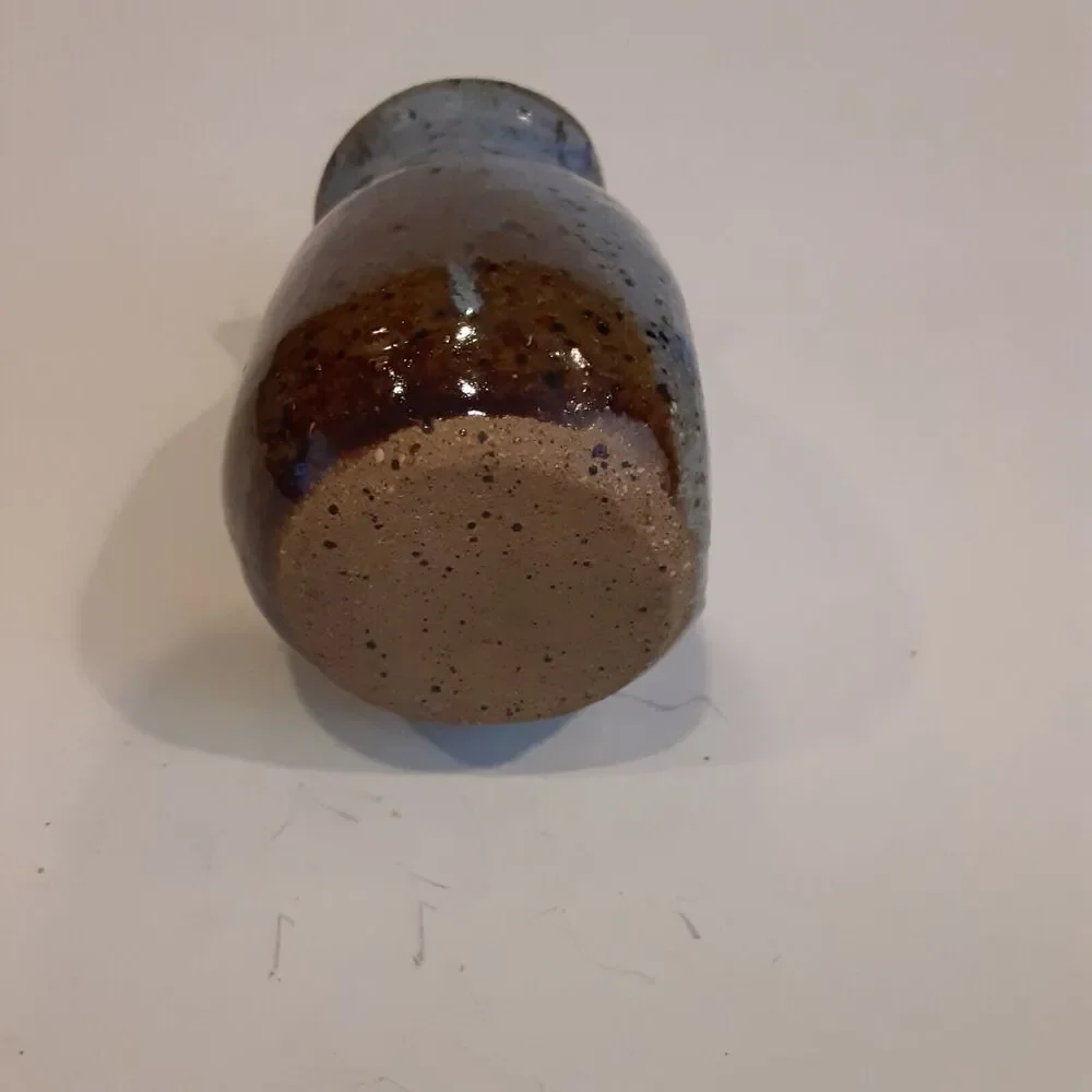 Miniature Handmade Stoneware Hanging Vase Versatile Decor Masculine